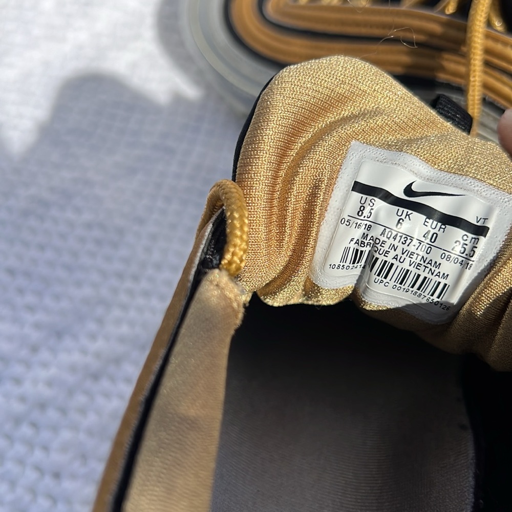 Nike Air Max 97 SE Vast Gray Gold Metallic Women’s size 8.5 - Picture 10 of 10